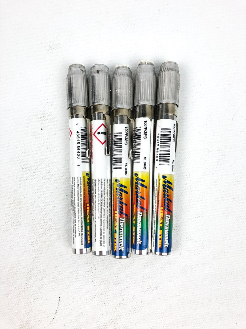Markal 100 F / 38 C Thermomelt Indicator Stick Crayon Pre Heat Stik #86400 5pk 4