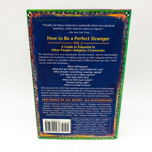 How To Be A Perfect Stranger Vol 2 HC Stuart Matlins 1997 Religion 1st Edition 2 2