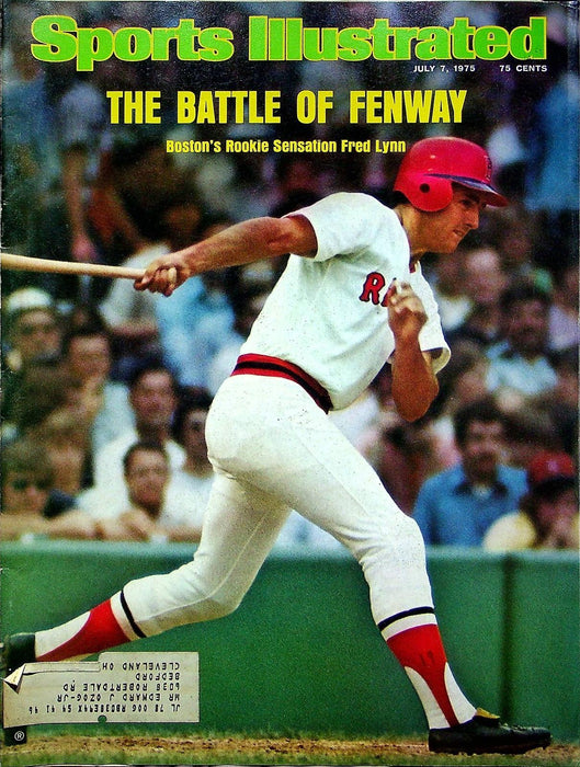 Sports Illustrated Magazine July 7 1975 Fred Lynn Boston Rookie Superstar