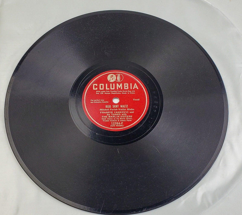 Frankie Yankovic Charlie Was A Boxer 78 RPM Single Record Columbia 1949 4