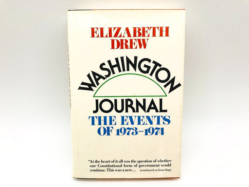 Washington Journal Hardcover Elizabeth Drew 1975 Watergate Nixon Impeach 1