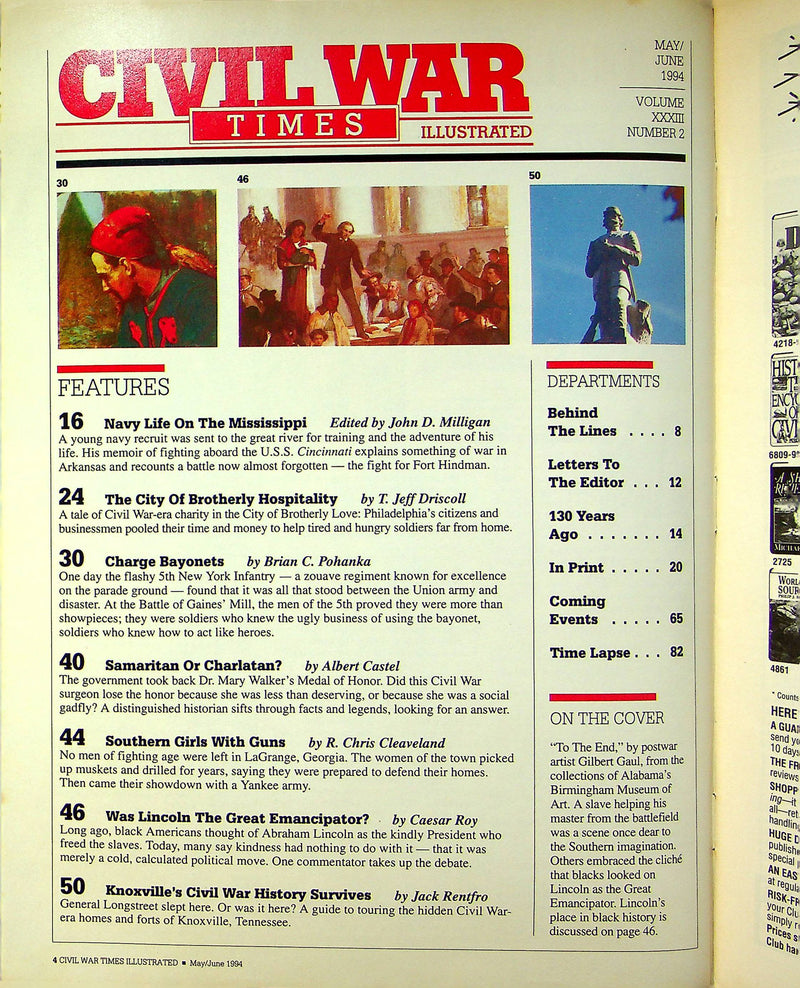 Civil War Times Magazine May/Jun 1994 Vol XXXIII 2 Knoxville's Battlefields 2