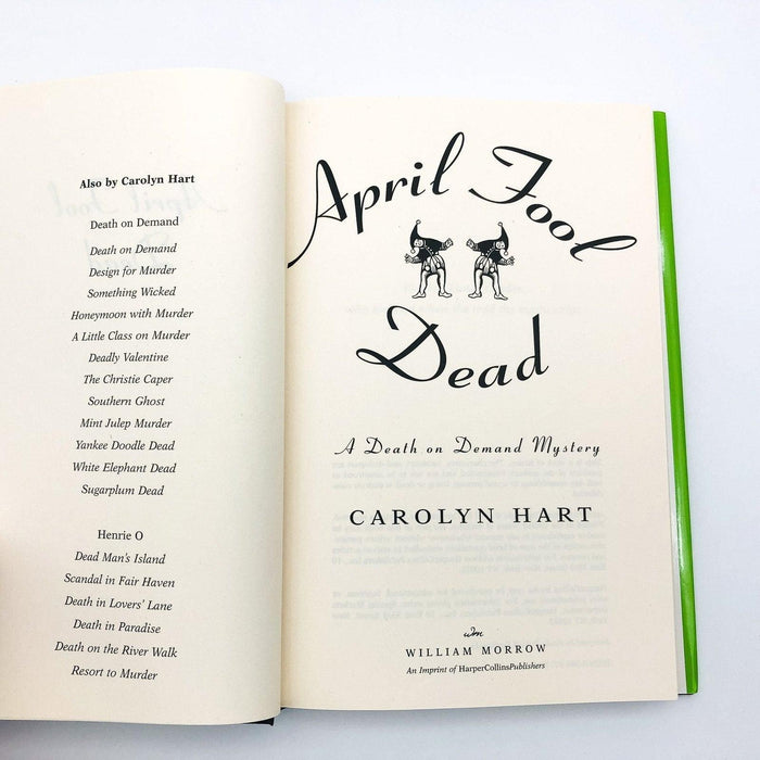 April Fool Dead Hardcover Carolyn Hart 2002 Death On Demand Mystery #13 Murder 7