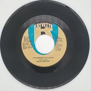 Jackie Moore It's Harder To Leave Record 45 RPM Single 5125 Kayvette 1976 2