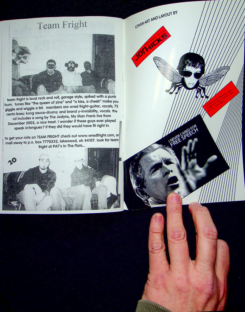 Don't Blame Cleveland Magazine Zine April 2004 Jon Hicks Amps II Eleven Band