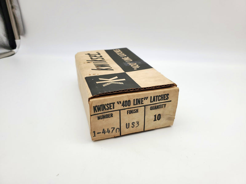 2x Kwikset 400 Line Lock Latches Bright Brass US3 1-4470 400 Series Lock Sets