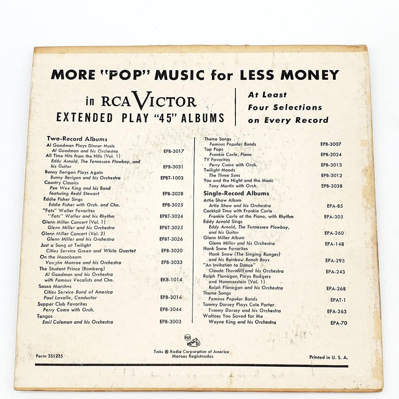 This Is Guy Lombardo And His Orchestra 45 RPM EP Record RCA Victor 1954 2