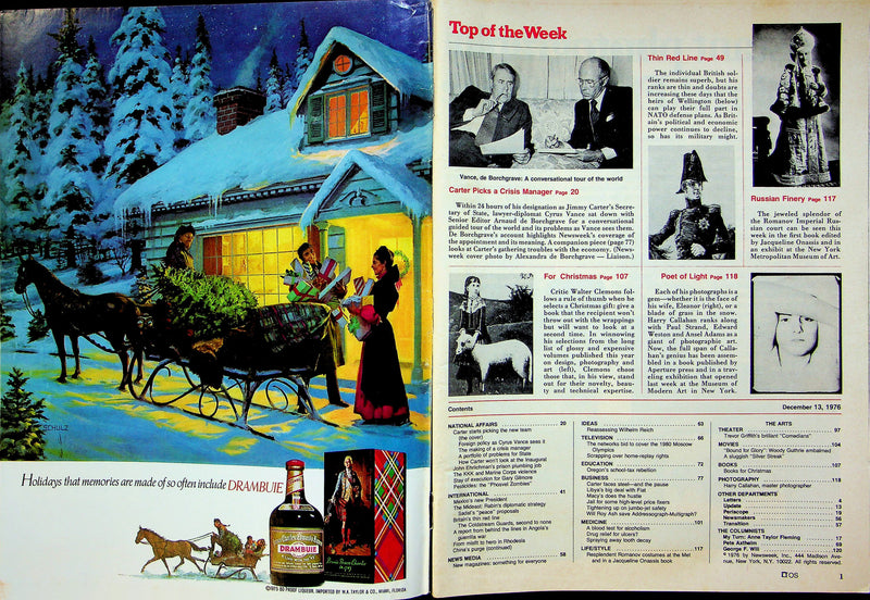 Newsweek Magazine December 13 1976 Picking The New Team, Cyrus Vance For State 2