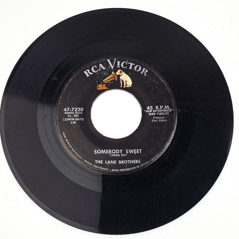 The Lane Brothers Somebody Sweet 45 RPM Single Record RCA 1958 2