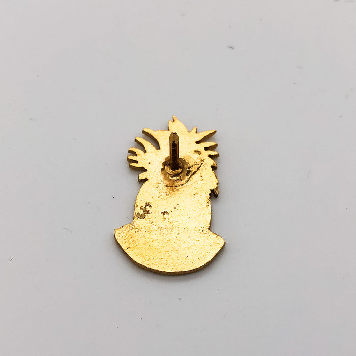 Hawaii Pineapple Lapel Pin State Fruit of Hawaii Gold Color Border 3