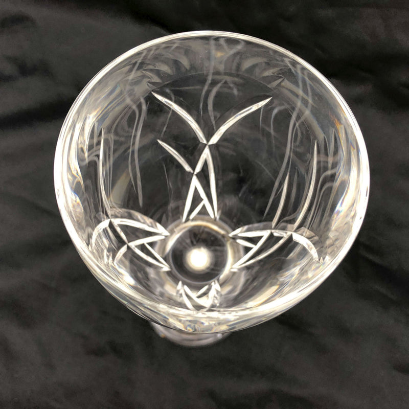 1ct Waterford Crystal Wine Glass John Rocha 9" Signed Signature Stemware 100490