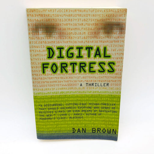 Digital Fortress Dan Brown Paperback 1998 Government Surveillance Control NSA 1