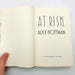 Alice Hoffman Book At Risk Hardcover 1988 1st Edition Aids Epidemic Children 7