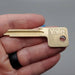 5x Yale EN411 Key Blanks Hotel Keys PARA Keyway Nickel Silver 6 Pin NOS 1