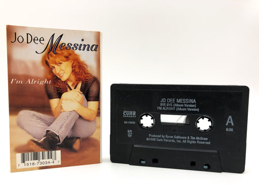 I'm Alright Jo Dee Messina Cassette Single Curb 1998 Bye Bye 1
