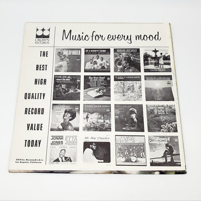 Barrel Fingers Barry Beer Barrel Piano LP Record Crown Records 1964 CLP 5447 2