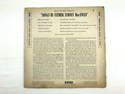 Songs by Father Sydney MacEWEN Record 33 RPM LP E-3152 MGM Records 1956 3