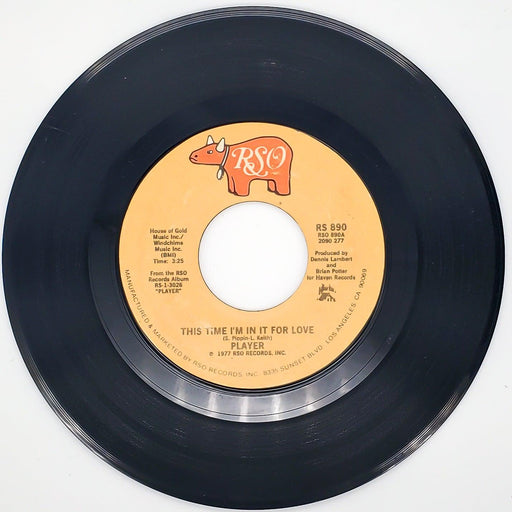 Player This Time I'm In It For Love Record 45 RPM Single RS 890 RSO 1977 1