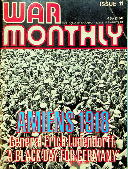 War Monthly Magazine Feb 1975 #11 Amiens 1918 Ludendorff Germany E-Boats Inchon 1