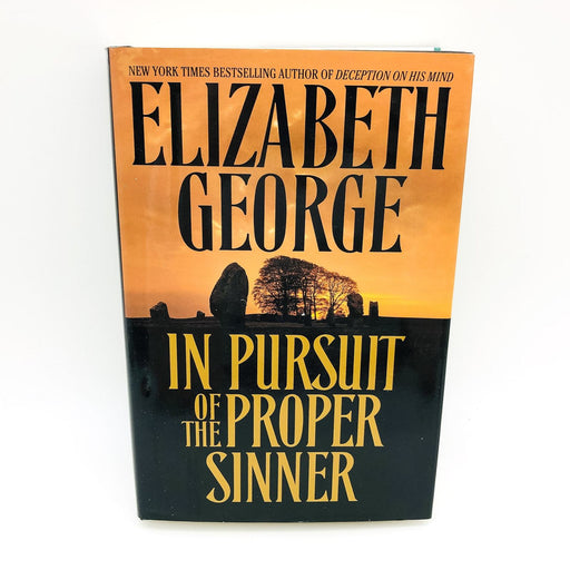 In Pursuit Of The Proper Sinner HC Elizabeth George 1999 Murder 1st Edition 1