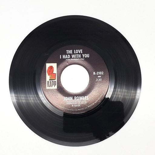 John Rowles Cheryl Moana Marie 45 RPM Single Record Kapp Records 1970 K-2102 2