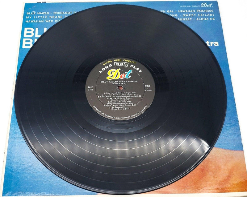 Billy Vaughn And His Orchestra Blue Hawaii 33 RPM LP Record Dot Records 1959 5