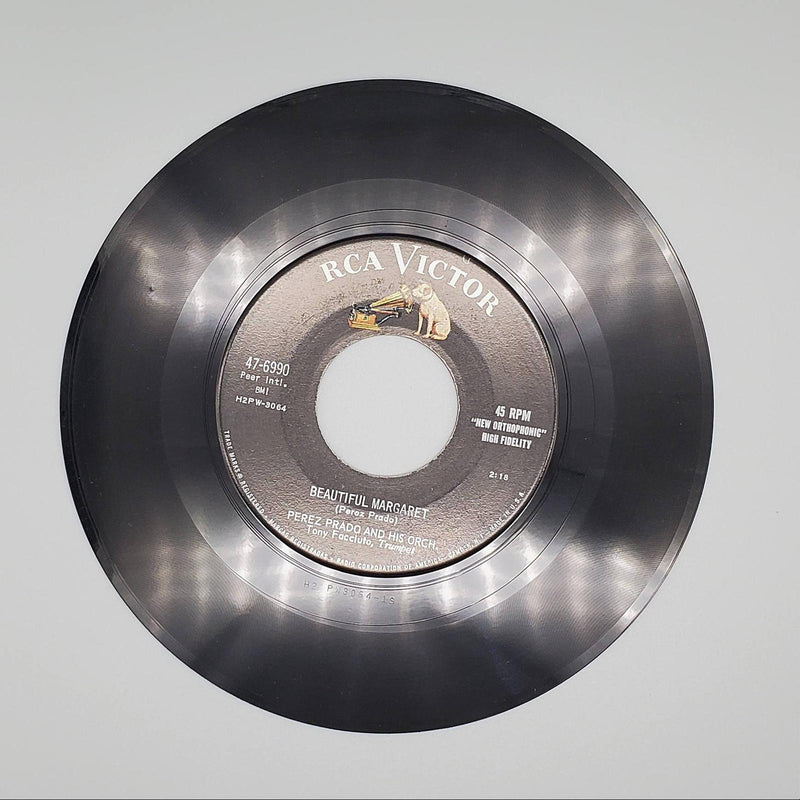 Perez Prado And His Orchestra Beautiful Margaret Single Record RCA Victor 1957 1