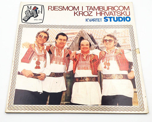 Kvartet Studio Pjesmom I Tamburicom Kroz Hrvatsku 33 RPM Double LP Record 1981 1