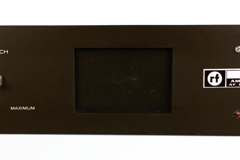 RF Communications RF-1407 Amplifier Squelch Front Panel | UNTESTED