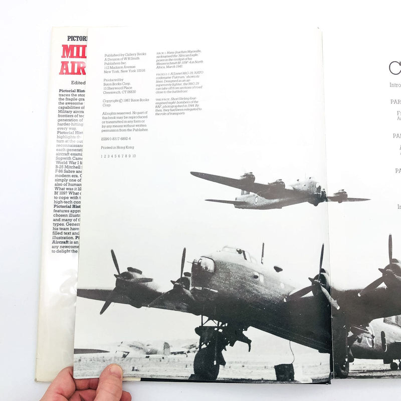 Pictorial History Of Military Aircraft Hardcover John Pimlott 1987 1st Edition 4