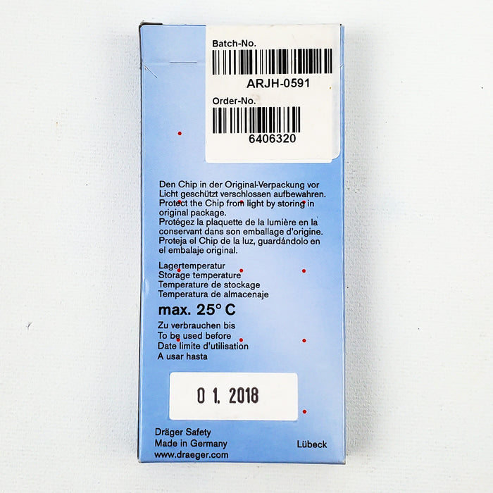 Draeger 6406320 CMS Chip Trichloroethylene, 5 - 100 ppm 2