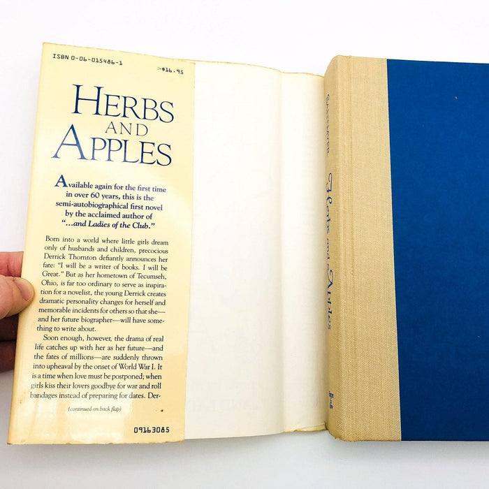 Herbs and Apples Hardcover Helen Hooven Santmyer 1985 WW1 Romance Love Copy 3 6