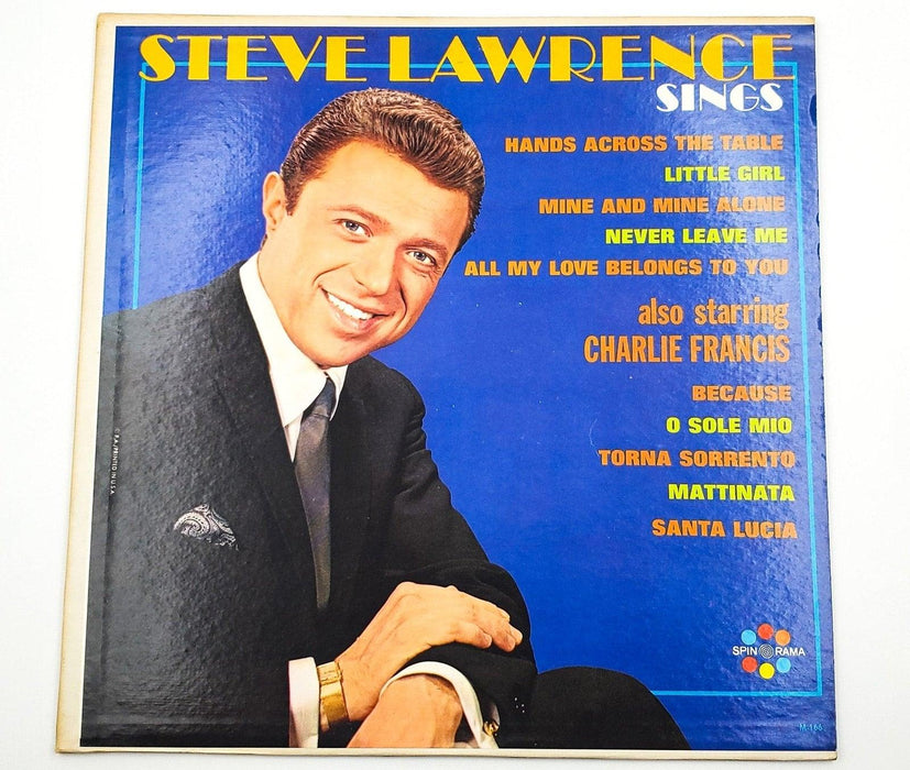 Steve Lawrence Sings 33 RPM LP Record Spinorama | M-166 1