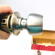 Yale Hospital Privacy Door Knob Lockset BR5424 US32D Polished Stainless Steel 4