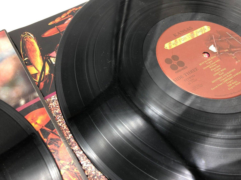Kansas Two For the Show Double Record 33 RPM LP 35660 Kirshner 1980 Gatefold 8