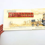 Steam Locomotives A Three Dimensional Book Hardcover Keith Moseley 1989 1st Edit 7