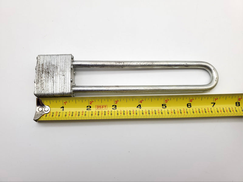 Master Lock Padlock No 1 Long Shackle 6" Milwaukee USA Made Vintage NOS