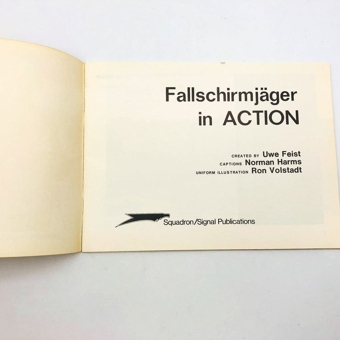 Fallschirmjager In Action SC Uwe Feist 1973 World War 2 Weapons No 1 Germans 6