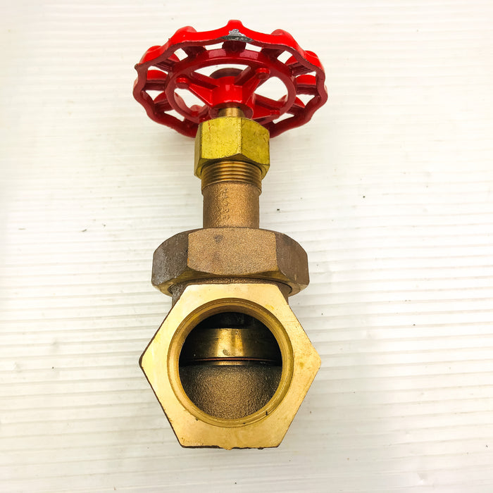 Milwaukee Bronze Gate Valve 150 Series 1-1/4 NPT Female Figure 590 300 WOG New