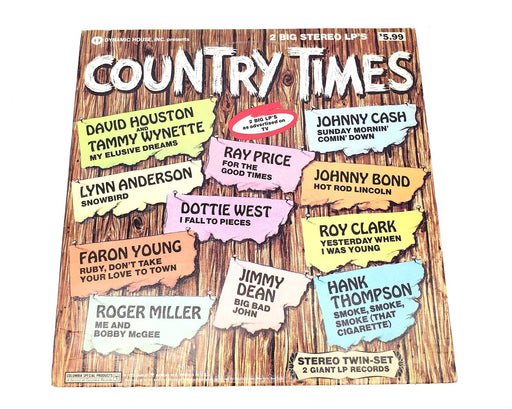 Country Times 2x LP Record Dynamic House, Inc. 1973 Johnny Cash, Lynn Anderson 1