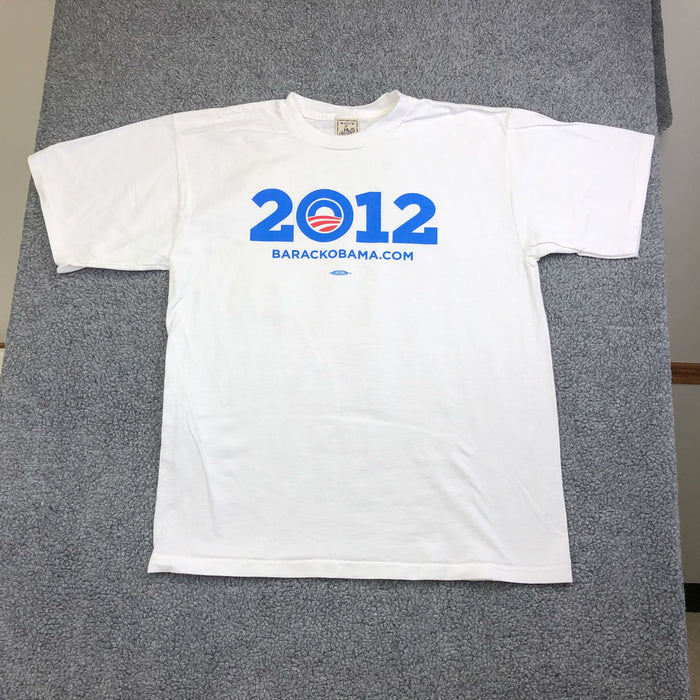 2012 Barack Obama T Shirt XL Alore Re Election Campaign Cotton US President