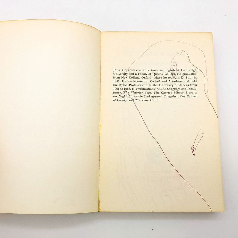 The Victorian Sage Paperback John Holloway 1965 Philosophy Rhetoric Literary 6