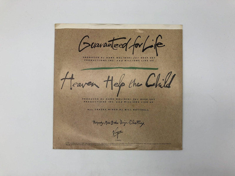 Millions Like Us Guaranteed for Life Record 45 Single 7-99412 Virgin 1987 SP 2