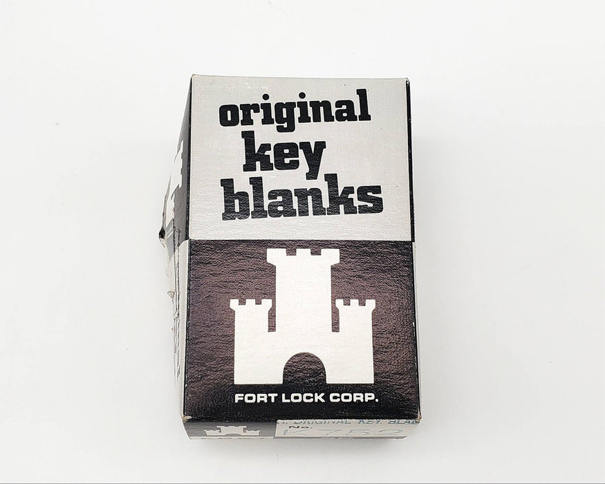 Fort Lock K752 Key Blanks Brass Box Of 50 NOS 5