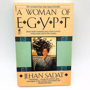 A Woman of Egypt Paperback Jehan Sadat 1989 Jehan Sadat Love of Anwar Country 1