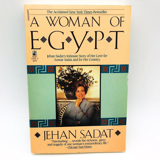 A Woman of Egypt Paperback Jehan Sadat 1989 Jehan Sadat Love of Anwar Country 1