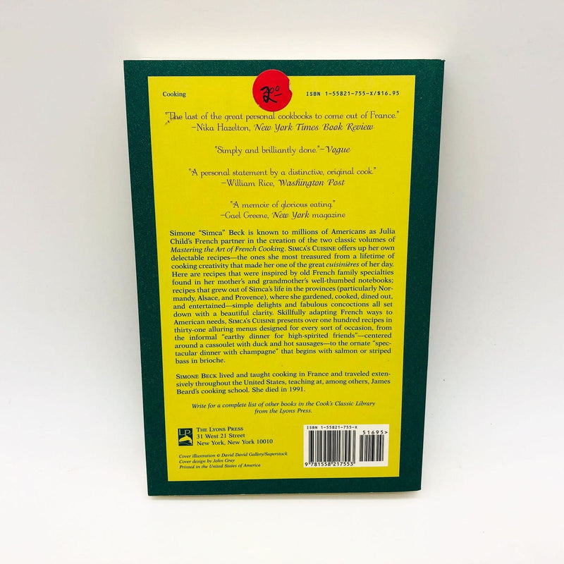 Simca's Cuisine Paperback Simone Beck 1998 Julia Child's French Partner 2