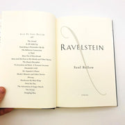 Ravelstein Hardcover Saul Bellow 2000 Elegy Friendship AIDS 1st Edition Ex Libra 7