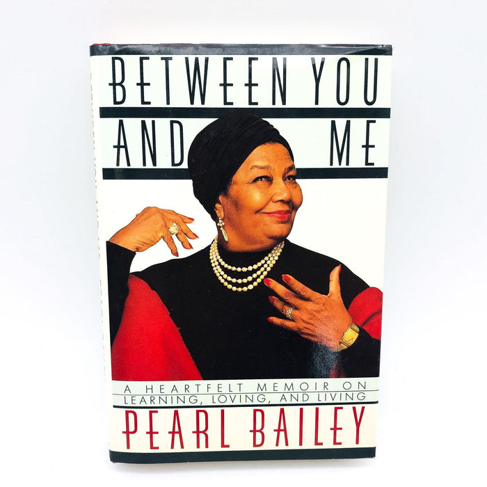 Between You And Me Hardcover Pearl Bailey 1989 American Singer Biography 1st E 1 1