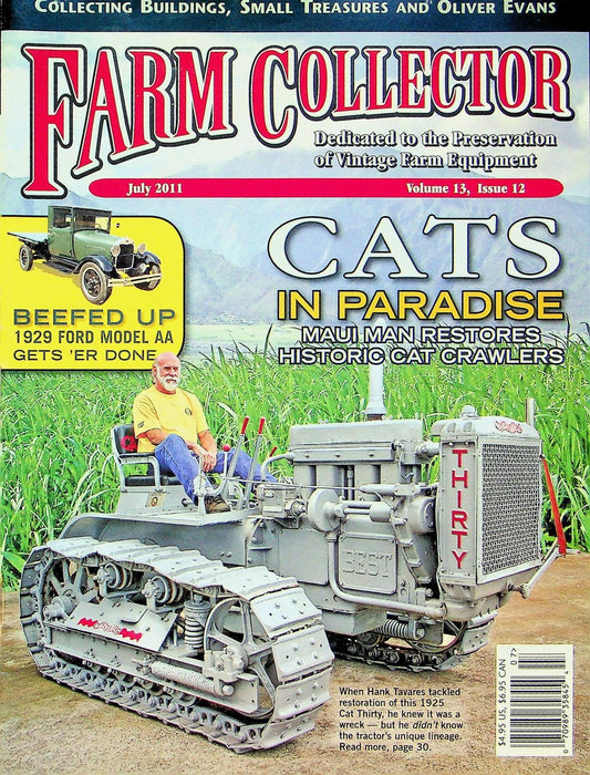 Farm Collector Magazine July 2011 Vol 13 # 12 1929 Ford Model AA